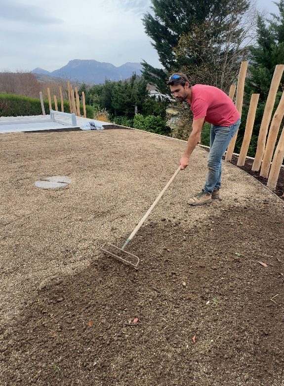 Enfouissement de la semence à Groisy