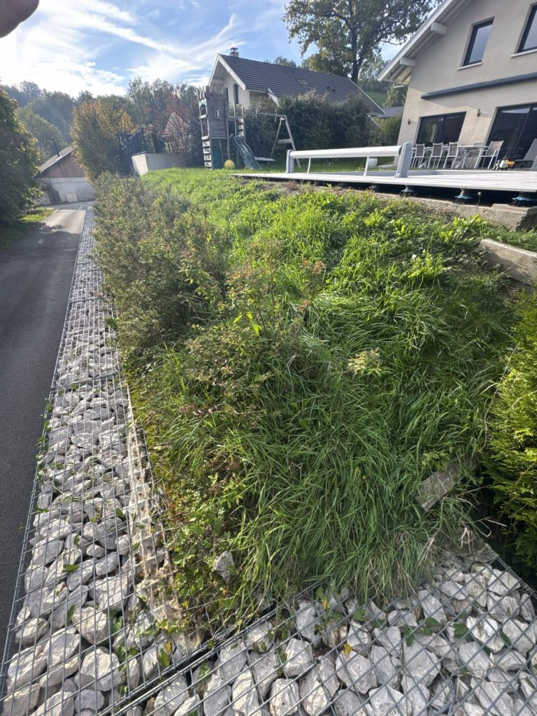 Avant le commencement du chantier à Groisy