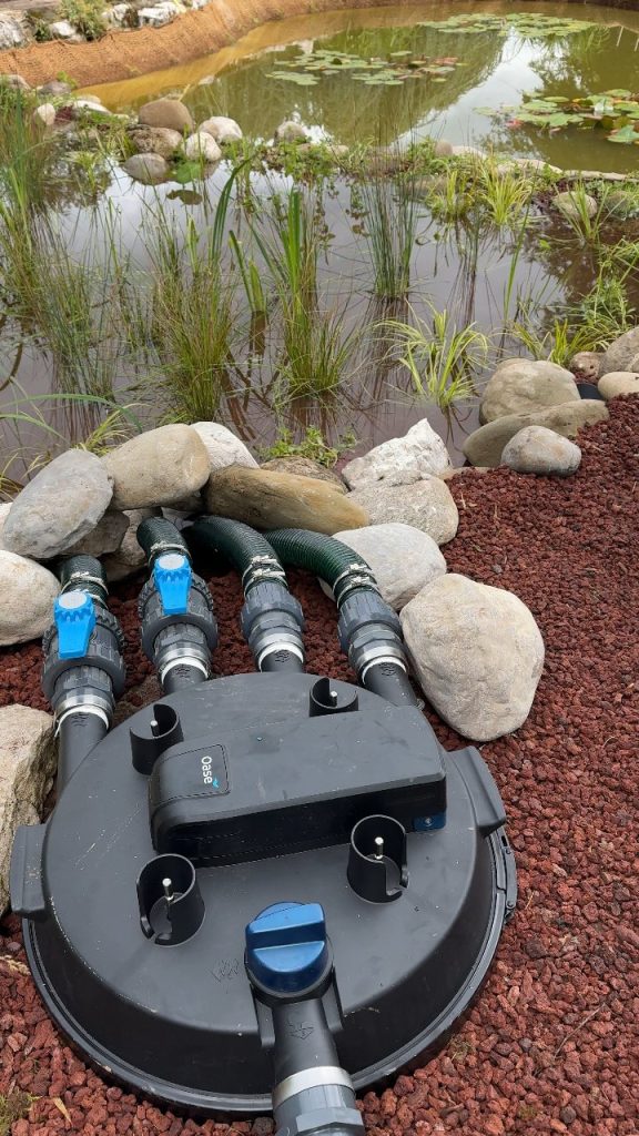 Vidéo : vue d’ensemble de la filtration du bassin à Cruseilles (74)