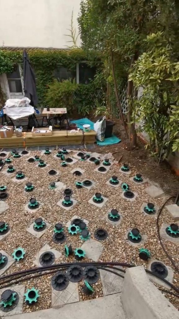 Vidéo : le support de pose sur plots à Colombes (92)
